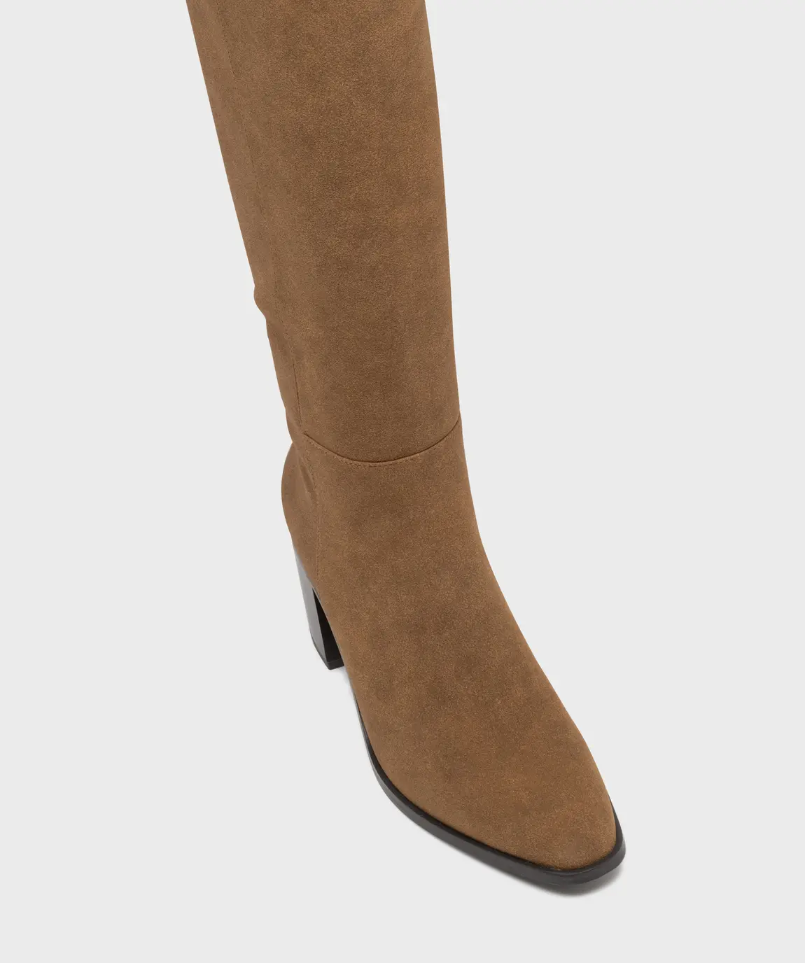 Bottes à talon en suédine femme – Image 2